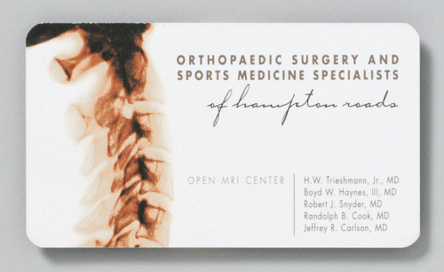 Orthopaedic Surgery and Sports Medicine Specialists corporate identity