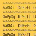 Retina typeface family