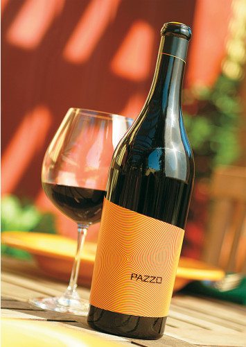 Pazzo Wine label