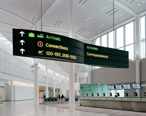 Signage, Terminal 1, Pearson International Airport, Toronto