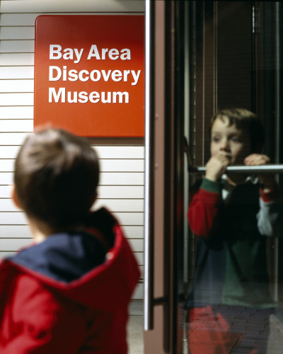 Donor wall, Bay Area Discovery Museum