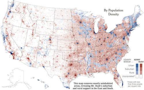 Election maps, The New York Times