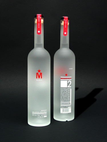 Bottle, Medoyeff vodka