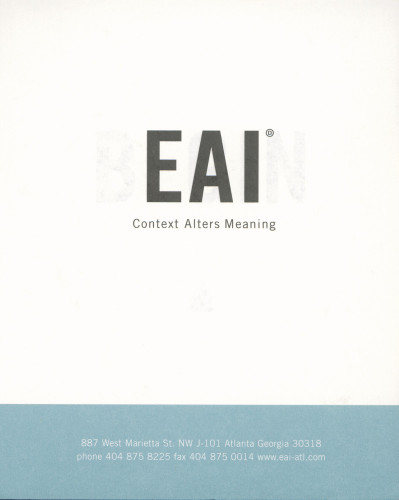 EAI 2000 Calendar
