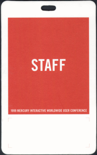 Mercury Interactive 1999 Worldwide User Conference materials