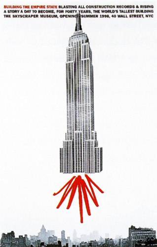 Building the Empire State Building Poster