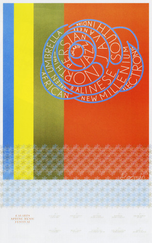 CalArts Spring Music Festival Poster