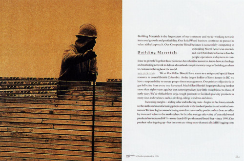 MacMillan Bloedel 1996 Annual Report