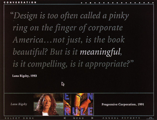 The Mead Annual Report Show “Forty Years of Ideas” CD-ROM