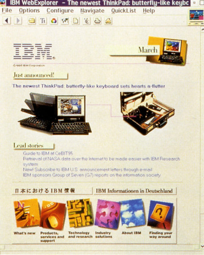 IBM Internet Website Design Guideline