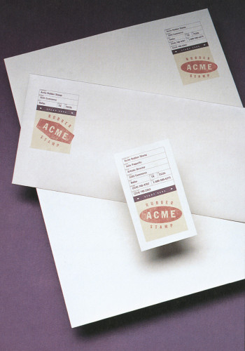 Acme rubber stamp letterhead stationery