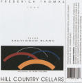 Hill Country Cellars Wine Label