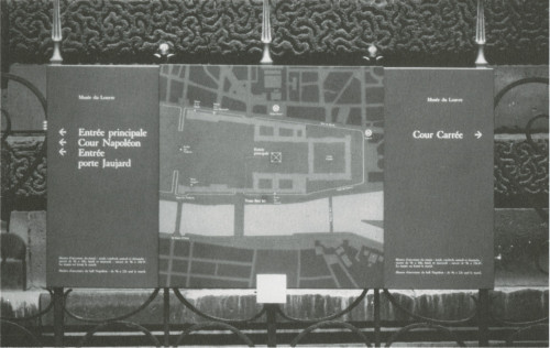The Louvre Museum, Visitor Information System and Sign Program