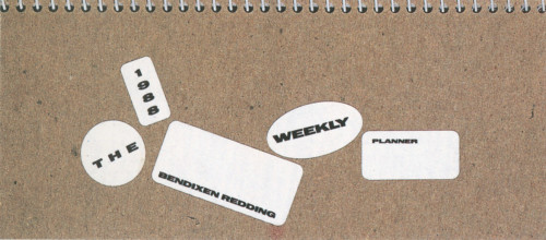 The 1988 Bendixen Bedding Weekly Planner