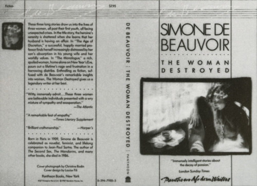 Pantheon Modern Writers: The Woman Destroyed: Simone de Beauvoir; The War Diaries: Jean-Paul Sartre; The Assault: Harry Mulisch