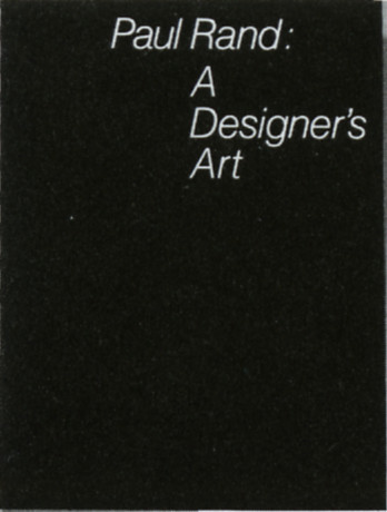Paul Rand: A Designer's Art 