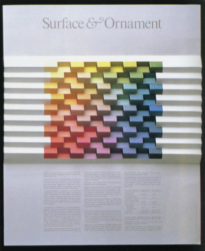 Surface & Ornament (Poster/Call for Entry)