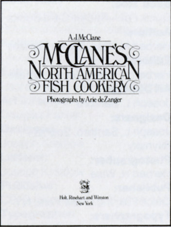 McClane’s North American Fish Cookery