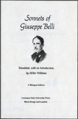 Sonnets of Giuseppe Belli