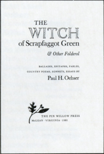 The Witch of Scrapfaggot Green