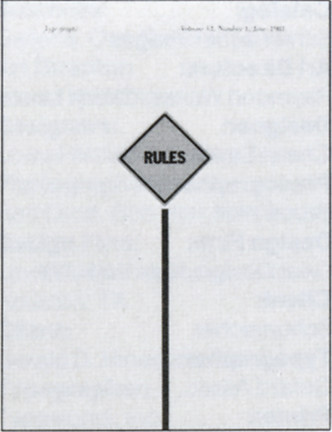 Rules: Typographic Vol. 13, #1, June 1981
