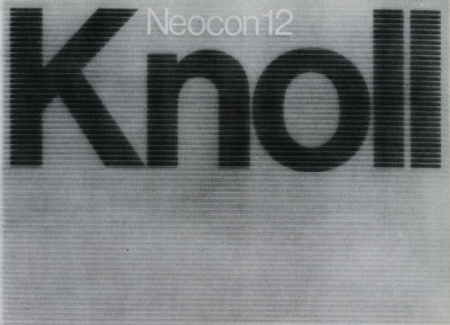 Knoll NEOCON 12 Press Folder