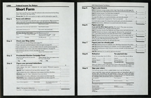 Federal Income Tax Form