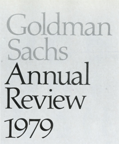 Goldman Sachs Annual Review 1979