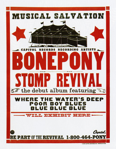 Bonepony “Stomp Revival” Ad/Poster