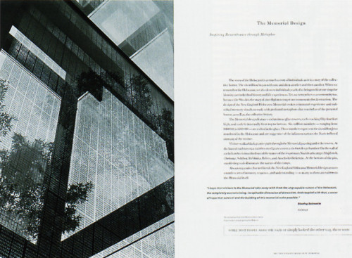 New England Holocaust Memorial Brochure