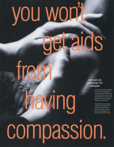 Santa Clara County World AIDS Day Poster