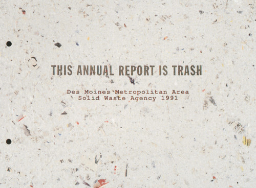 "This Annual Report Is Trash"