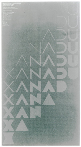 Xanadu: poster/invitation