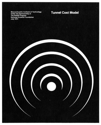 Tunnel Cost Model, booklet