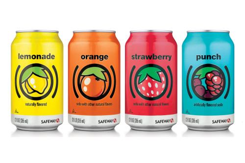 Safeway Fruit-Flavored Sodas