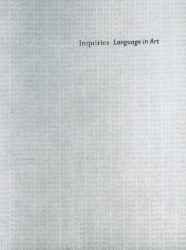 Inquiries: Language in Art