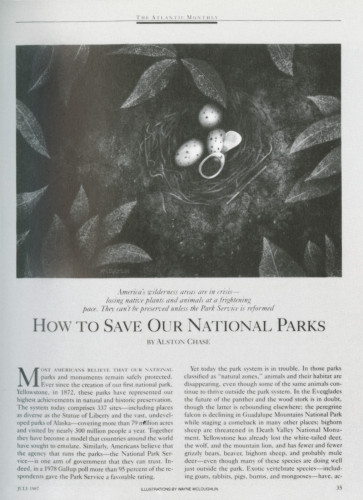 How to Save Our National Parks