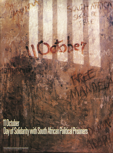 Poster 11 October: Day of Solidarity with South African Political Prisoners