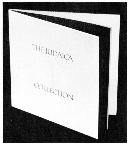 The Judaica Collection, booklet