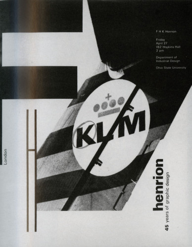 F H K Henrion/45 Years of Graphic Design
