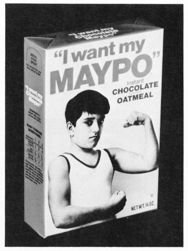 I Want My Maypo, packaging