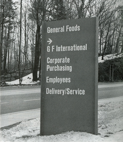 General Foods Corp. Sign Program