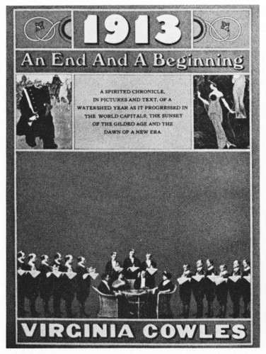 1913, An End and A Beginning, book jacket