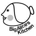Big Alice's Kitchen, food cashier check, logo