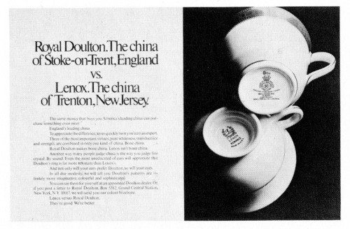"Royal Doulton, The China of Stoke-on-Trent,..."
