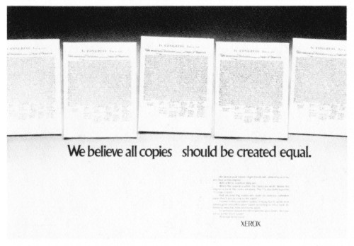 "We believe all copies should be created equal."