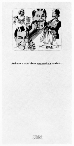And now a word about your station's product…brochure