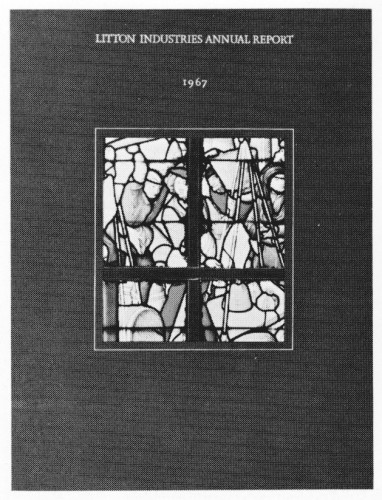 Litton Industries Annual Report 1967 booklet