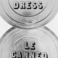 Le Canned Dress, package label