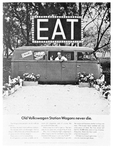 Old Volkswagen Station Wagons never die.